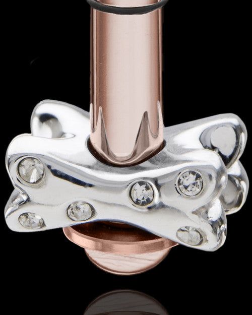 Millenium in Rose Jewelry Urn with Fetch Me Bone Charm