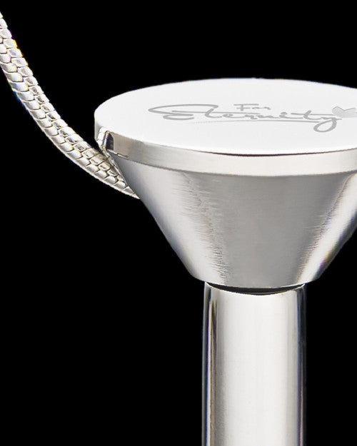 Stainless Millenium Cremation Pendant with Fetch Me Bone Charm