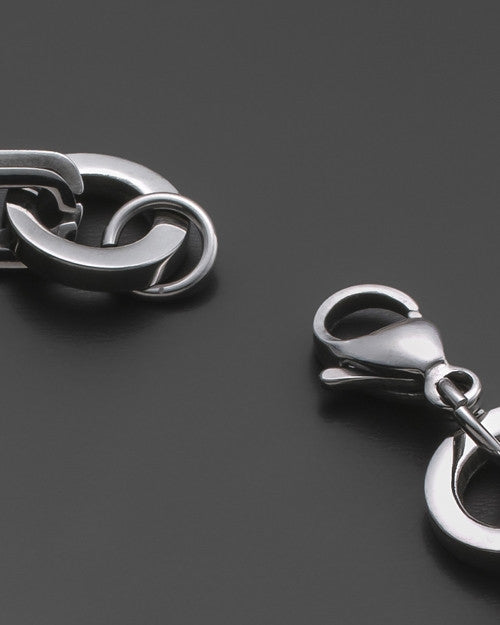 Black and Stainless Dedicated Bracelet