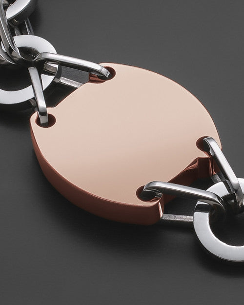 Stainless Steel Rose Gold Plated Dedicated Bracelet Keepsake Jewelry