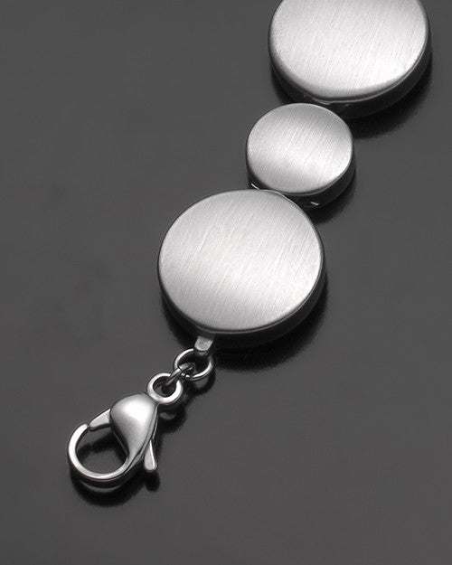 Satin Finish Stainless Steel Shining Light Bracelet
