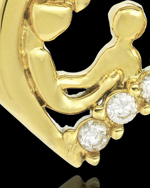 Gold Plated Unconditional Heart Keepsake Jewelry