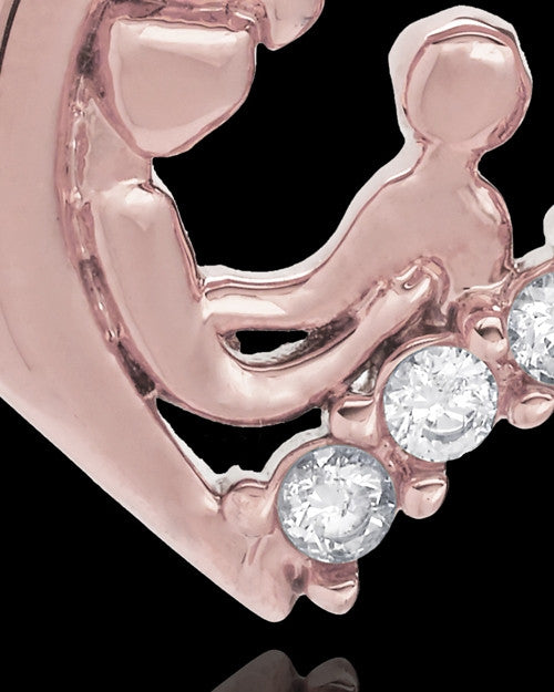 Rose Gold Plated Unconditional Heart Keepsake Jewelry