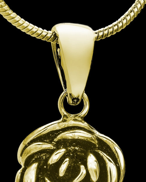 Gold Plated Flowered Wing Keepsake Jewelry