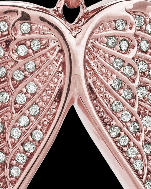 Rose Gold Plated Wings of Grace Keepsake Jewelry