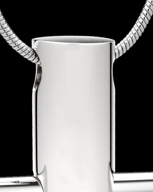 Stainless Steel Jewelry Urn Honorable Cross