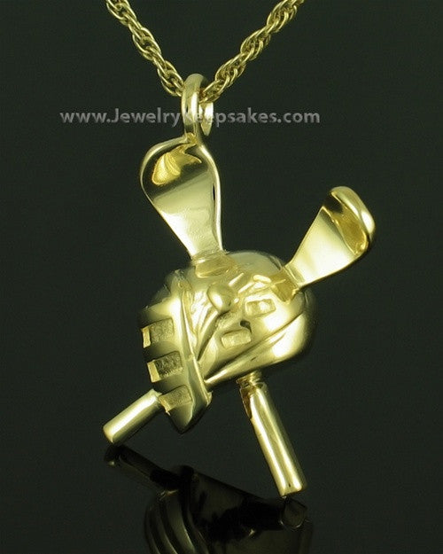 Memorial Pendant Gold Plated LAX Keepsake