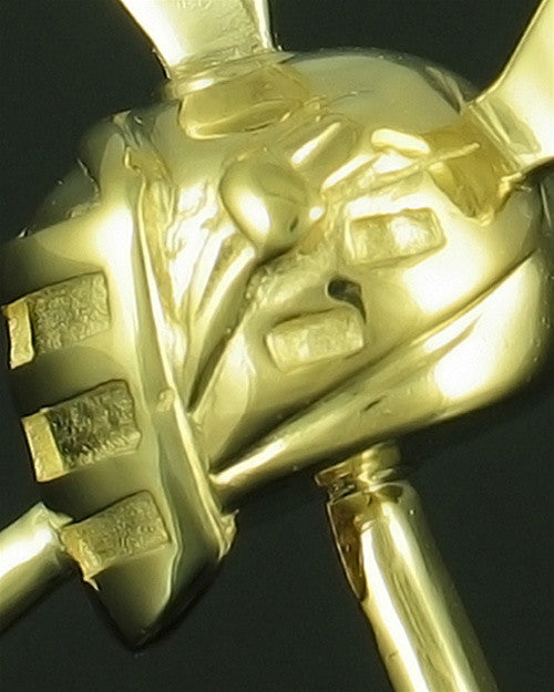 Memorial Pendant Gold Plated LAX Keepsake