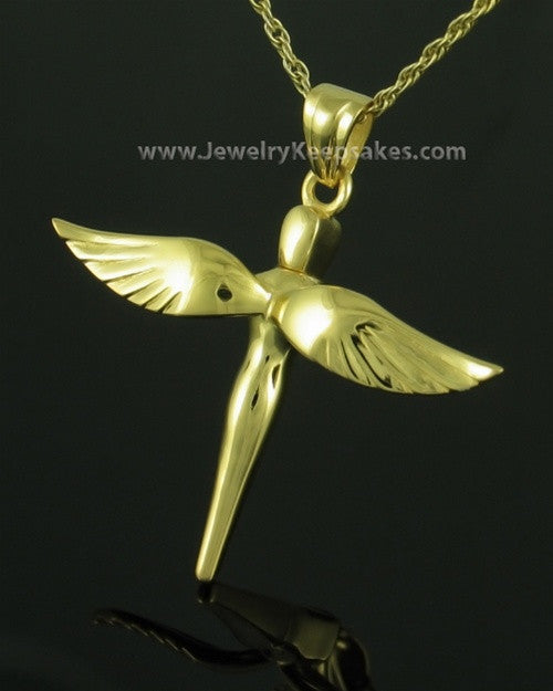 Necklace Urn Gold Plated Starling Keepsake