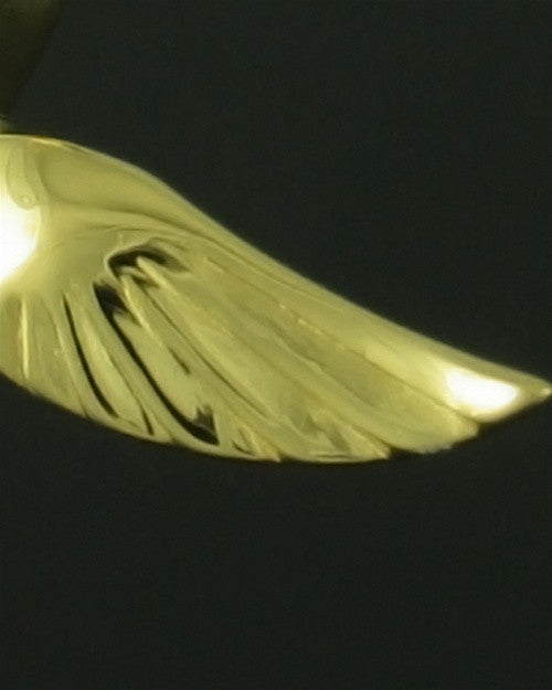Necklace Urn Gold Plated Starling Keepsake