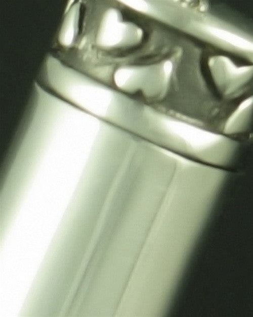 Locket Necklace Sterling Silver Love Cylinder Keepsake