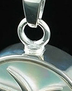 Memorial Locket Sterling Silver Tropical Keepsake