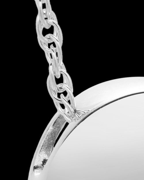 Cremation Jewelry Sterling Silver Spherical Keepsake