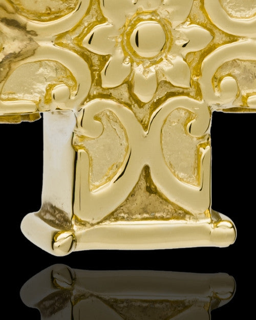 Cremation Locket Gold Plated Elegant Companion Cross Keepsake