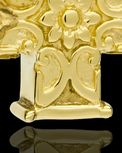 Cremation Locket 14K Gold Companion Elegant Cross Keepsake