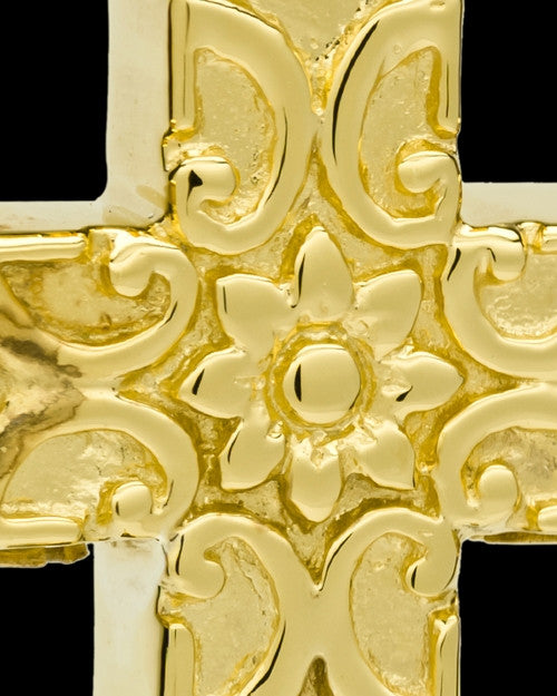 Cremation Locket 14K Gold Companion Elegant Cross Keepsake