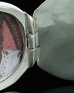 Remembrance Jewelry Sterling Silver Etched Sphere Keepsake