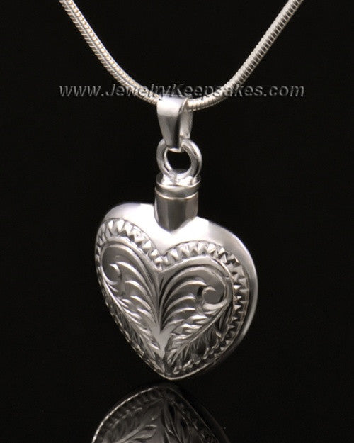 Ash Jewelry 14K White Gold Darling Heart