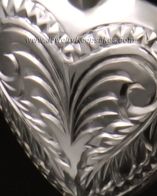 Ash Jewelry 14K White Gold Darling Heart