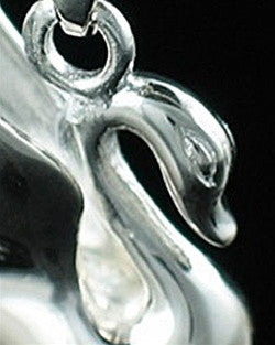 Cremation Urn Necklace Sterling Silver Swan