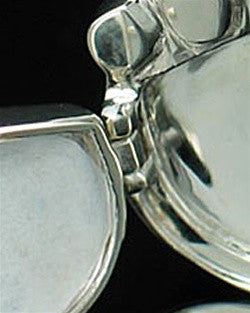 Cremation Pet Locket Sterling Silver Photo Paw Keepsake