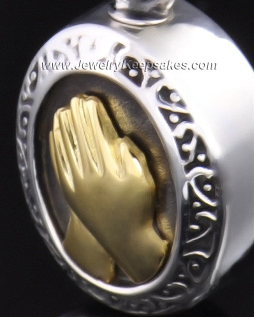 Cremation Charm Sterling Silver Belief Keepsake