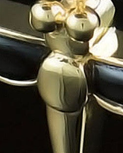 Jewelry Urn Gold Vermeil Night Dragon Keepsake
