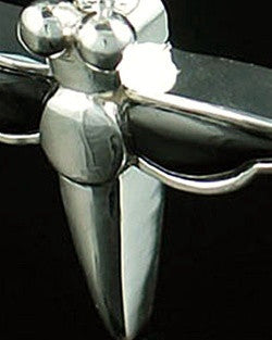Jewelry Urn 14K White Gold Night Dragon Keepsake