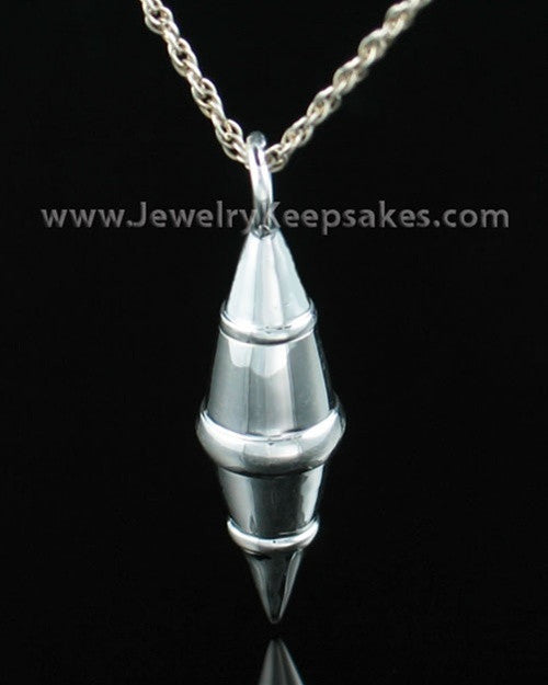 Ash Pendant Sterling Silver Regal Cylinder Keepsake