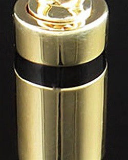 Cremains Pendant 14K Gold Plated Imperial Cylinder Keepsake
