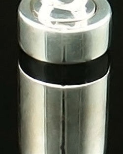 Cremains Pendant 14K White Gold Imperial Cylinder Keepsake