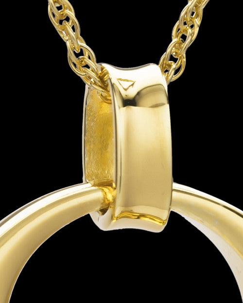 Urn Pendant 14K Gold Plated Timeless Keepsake
