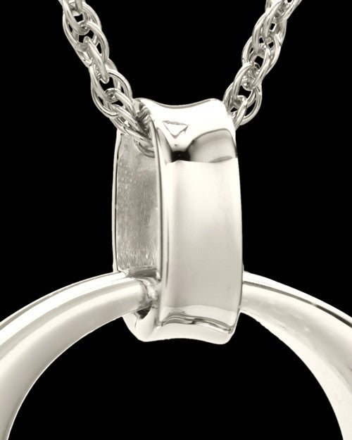Urn Pendant 14K White Gold Timeless Keepsake