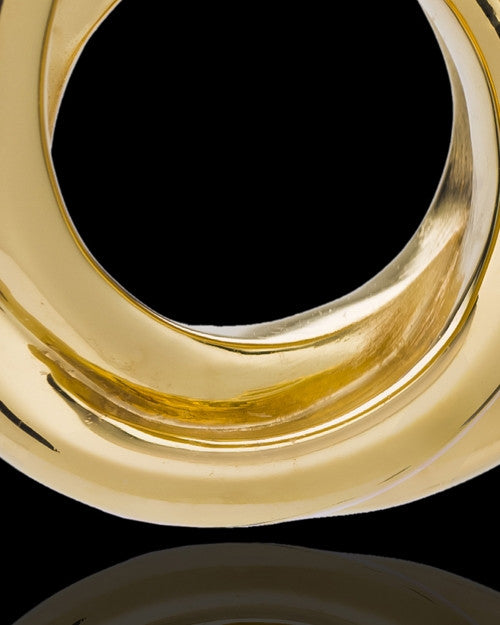 Urn Pendant Gold Plated Ringed Eternity