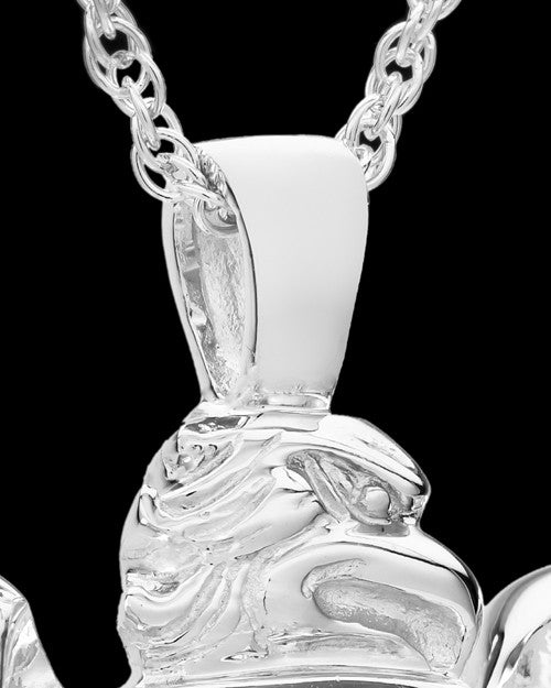 Urn Pendant Sterling Silver Cycle Heart - Engravable