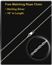 Urn Pendant Sterling Silver Cycle Heart - Engravable