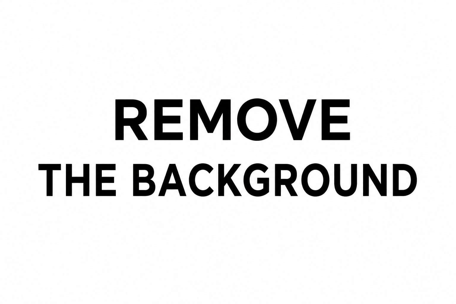 Remove the Background